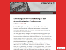 Tablet Screenshot of kollektiv71.org